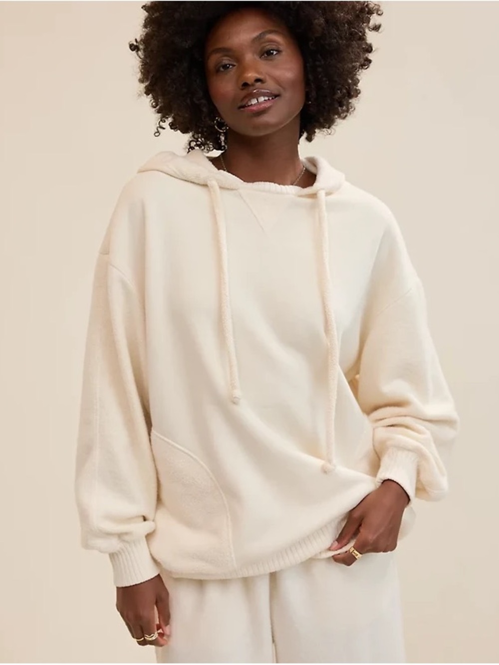 NWT Aerie Très Chic Chenille Hoodie in Sand